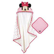 Each hooded bath towel is made using a 100 percent cotton towel that measures 30 x 54 inches, which is then reinforced with a hood that's made it comes with decorative elements to complete the character look, including ribbons and mouse ears for minnie, green pointy ears for yoda, and dual. Disney Minnie Mouse Baby Hooded Towel Washcloth 2 Piece Bath Set Walmart Com Baby Minnie Mouse Disney Baby Clothes Hooded Baby Towel