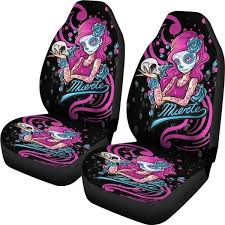 Details About Sugar Skull Car Seat Covers Day Of The Dead Skulls Horror Goth Fast Shipping Sugar Skull Car Covers Car Seat Cover Sets