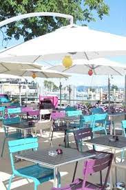 au quai du port patio umbrella restaurant patio
