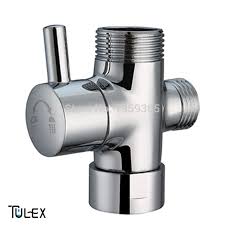 Faucet Shower Diverter 3 Way Shower Arm Diverter 2 Functions Shower Faucet Valve For Shower Mixer Brass Body Chrome Shower Faucet Faucet Valves Shower Diverter