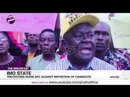 Do you have any news in imo state today, or gossip that you'd want the general public to know about? Imo State Protesters Warn Apc Against Imposition Of Candidate News Nigeria Youtube