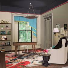 Potential colour scheme with lighter blues and darker wood substitutes #livingroomideas. 5 Takeaways From The Junior League Of Boston S 2017 Designer Show House Boston Design Guide