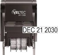 Self Inking Date Stamp with Month, Day, Year - Easy to Use & Adjust, Black  | eBay