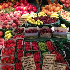 Fruit In Paris Grocer Food Retail Organic Farmers Market Food