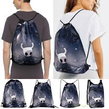 Hollow Knight Inspired Painting Men Outdoor Travel Gym Bag Waterproof  Drawstring Backpack Women Fitness Swimming Bag - Drawstring Bags -  AliExpress