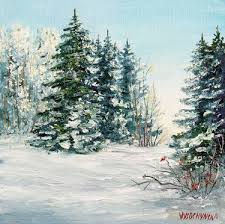 The first depictions of snow began to occur in the 15th and. Winter Forest Winter Landscape Oil Painting Original Oil On Canvas Painting By Tetyana Vysochynska Saatchi Art