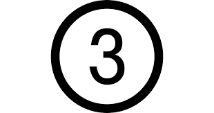 Number Three In A Circle Free Vector Icons Designed By Alessio Atzeni Vector Icon Design Icon Design Vector Free