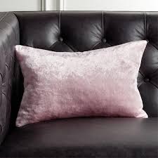 A round ball throw pillow in pink and white beach ball pattern featuring a wavy cut velvet pattern and solid cream velvet. Viscose Rectangular Pink Velvet Pillow