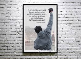 Rocky Balboa Motivierende Poster Zitate Herunterladbares Etsy