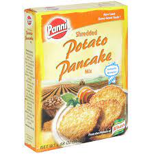 Potato pancakes recipe.very close to gran's, who go it from pop's german mother. Panni Shredded Potato Pancake Mix 5 88 Oz Pack Of 12 Walmart Com Walmart Com