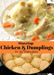 Stovetop Chicken And Dumplings In 30 Minutes Chickenrecipes Chickenanddumplings Comfortfood 30minutemeals C Recipes Chicken And Dumplings Dumpling Recipe