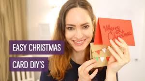 Crafting hours bring you a. Fancy But Easy Diy Christmas Cards Charlimarietv Youtube