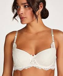Hunkemöller Sujetador con aros preformado Daisy, Blanco nieve., 75B:  Amazon.es: Moda