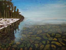 Durchsichtiger Baikal Landschaft Baikalsee See Russland Von Piotr Koshokar Bei Kunstnet