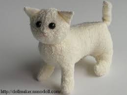 This ingenious toy is made from a toilet paper tube and is sure to be loved by any kitty. Terry Cat How To Make Stuffed Animal Cat Sewing Stuffed Animals Stuffed Animal Patterns