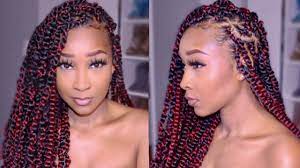 How To Easy Passion Twists No Rubber Band Twist African Hairstyles Hair Styles