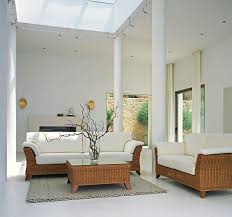 Amerigo Rattansofa Naturbelassenes Datu Geflecht Ein Hingucker Im Wohnzimmer Sofa Rattan Rattan Couchtisch Rattansessel