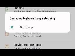 Samsung apps keeps stopping today. How To Fix Samsung Keyboard Keeps Stopping Close App Youtube