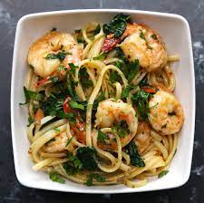 One Pot Lemon Garlic Shrimp Pasta Recipe Pasta Dishes Lemon Garlic Shrimp Pasta Seafood Dishes