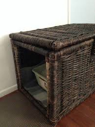 Litter Box Hidden In Ikea Furniture Litter Box Covers Diy Litter Box Pet Crate Furniture