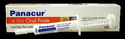 Panacur 22% granules for cats and dogs are a broad spectrum wormer for the treatment of roundworms, tapeworms and lungworms in dogs, cats, puppies it is important to obtain an accurate weight of your animal to ensure correct dosing. Panacur Paste For Dog Cat 5g Hyperdrug Pharmaceuticals
