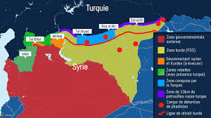 Elle se trouve entre les continents asiatique et européen. Comment La Russie Et La Turquie Se Partagent Le Nord De La Syrie Carte