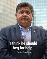 BAD OPERATION': President Trump blasted Governor Pritzker over crime and  violence in Chicago while returning from the Middle East aboard Air Force  One.