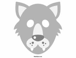 Select from 35478 printable crafts of cartoons, nature, animals, bible and many more. Printable Wolf Mask