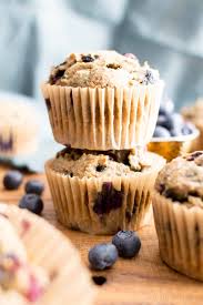 Blueberries alone are nutritious, and we added more healthy ingredients like whole grains and lean protein to create healthy blueberry recipes for breakfast through dessert. Vegan Healthy Banana Blueberry Muffins Recipe Gluten Free Dairy Free Refined Sugar Free Beaming Baker