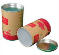 Custom 124# Flat Smooth Strech Metal Tin Can Lid for Paper Tube