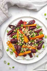 Maybe you would like to learn more about one of these? Roasted Beets And Carrots With Herbed Yogurt Hazelnuts Elle Republic