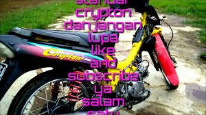 Modifikasi motor yamaha crypton lawas seniornya jupi jadi cakep lagi keren banget guys. Modifikasi Motor Yamaha Crypton 1997 Sederhana Youtube