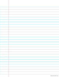 Printable Wide Ruled Notebook Paper For Letter Paper Free Download At Https Museprintables Com D Notebook Paper Printable Free Paper Printables Letter Paper