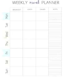 Weekly Food Chart Jasonkellyphoto Co