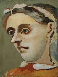 Paintings Reproductions Portrait of Akabi, 1937 by Arshile Gorky  (1904-1948, Turkey)