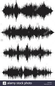 Download This Stock Vector Vector Music Background Of Audio Sound Waves Pulse Equalizer Voice Frequency Black And Audio Sound Music Backgrounds Sound Waves