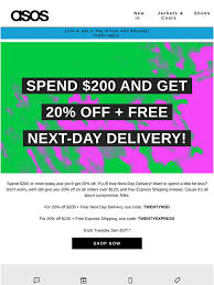 Maybe you would like to learn more about one of these? Asos 20 Off Free Next Day Delivery Milled