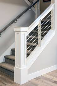 Top 70 Best Stair Railing Ideas Indoor Staircase Designs Modern Stair Railing Stair Railing Design Staircase Remodel