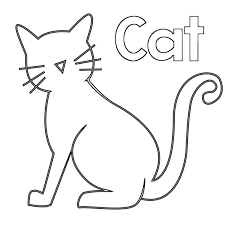 Cats coloring pages free printables in 2020. Best Cat Outline Coloring Page Enjoy At Coloring Buddy