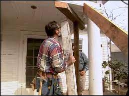 This is an example of a very simple porch with two chairs. Removing The Porch Columns Youtube