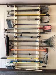 Yard Tool Storage Etsy Tool Storage Diy Storage Shed Organization Garage Tool Storage