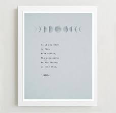 Pablo Neruda Poetry Art Print Moon Quote Poster Wall Decor Etsy Quote Posters Moon Quotes Poetry Art