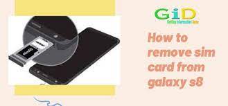 On today's episode we will show you how to swap out a sim card for a samsung galaxy s10 but this method i will show you the paperclip method and the sim card tool method. How To Remove Sim Card From Galaxy S8 Gettinginformationdone Com