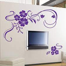 Also, the size options listed are the size of this image. Robot Check Flower Wall Stickers Purple Wall Art Flower Wall Art
