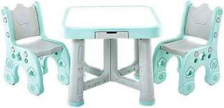 Hdhua Decoration Furniture Kids Play Room Table And Chair Set Activity Kids Table Sets 2 Chairs Color B In 2020 Kids Table Set Kids Study Table Table And Chair Sets
