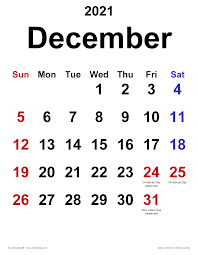 Christmas Specila On December 6 2021 December 2021 Calendar Templates For Word Excel And Pdf
