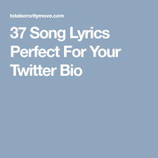 Video clip and lyrics bio by boa (보아). 37 Song Lyrics Perfect For Your Twitter Bio Twitter Bio Instagram Bio Quotes Instagram Bio Quotes Funny
