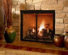 A certified wood burning fireplace insert is more efficient than glass doors. Fireplaces Manitowoc Heating Refrigeration Services Inc 920 686 7378