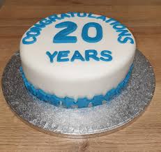 Discover and share 20 year work anniversary quotes. 20 Year Work Anniversary Cake Frenchies Fancy Cakes Facebook