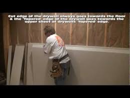 How To Hang Drywall On Walls All I Had To Do Was Watch The First Five Minutes To Decide That This Is One Project With Images Hanging Drywall Drywall Drywall Installation